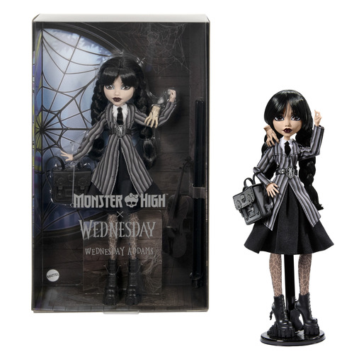 Bábika Monster High: Wednesday Addams
