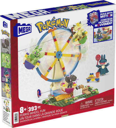 MEGA Pokémon pohyblivé zábavné Ruské koleso Mattel