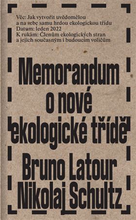 Memorandum o nové ekologické třídě