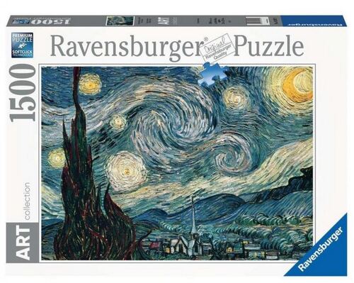 Puzzle Vincent Van Gogh: Hviezdna noc Art Collection 1500 Ravensburger