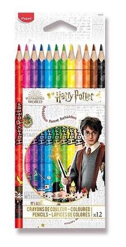 Farebné ceruzky MAPED Harry Potter 12 ks