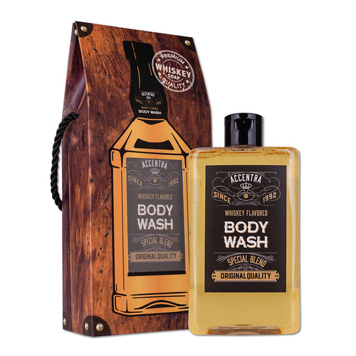 GÉL sprchový 400ml SPECIAL BLEND FLAVOR MEN CLASSICS v darčekovej krabičke v štýle whisky, vôňa: whisky