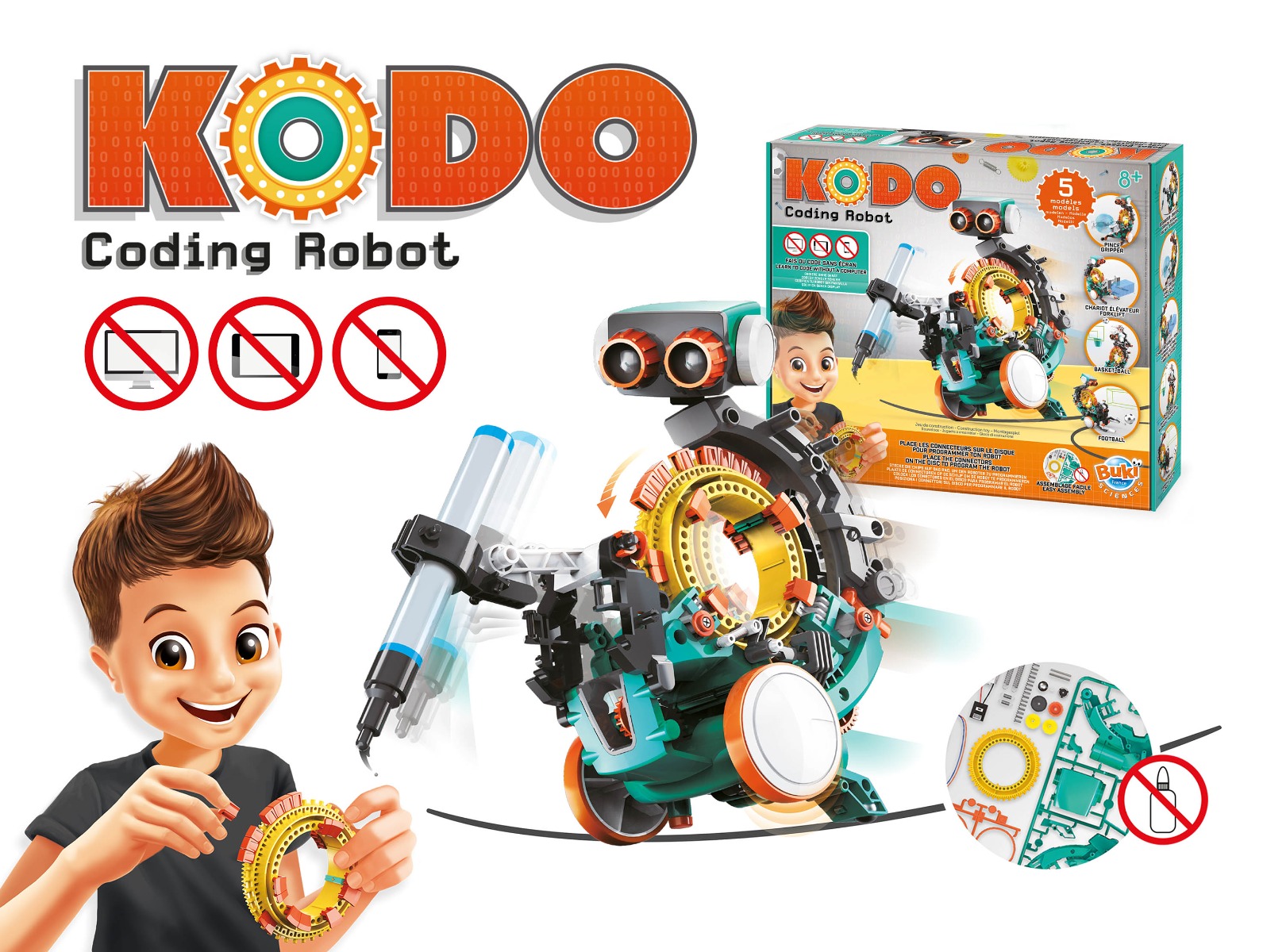 Vedecká stavebnica robot Kodo
