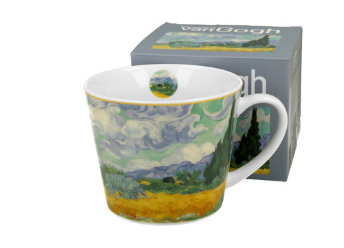 Porcelánový rovný hrnček Vincent Van Gogh - Wheat Field 600 ml