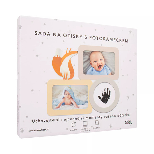 Detský fotorámik so sadou na odtlačky