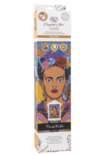 Obraz v lištách Frida Kahlo (40x50 cm) vykladanie z diamantov