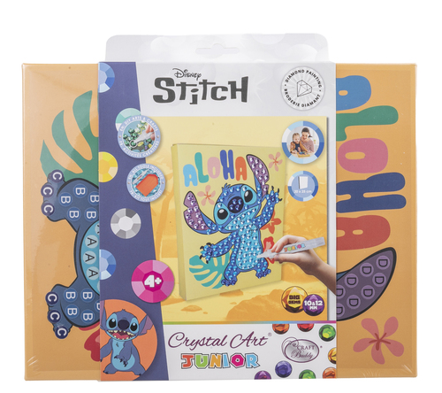 Obraz Stitch (20x25 cm) vykladanie z diamantov
