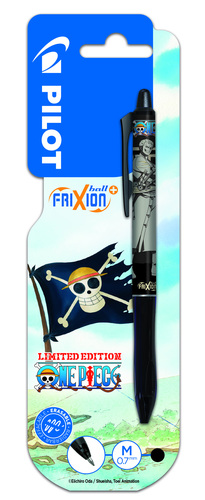 Roller gélový/gumovací Pilot Frixion Ball Clicker One Piece blister čierny 0,7 mm