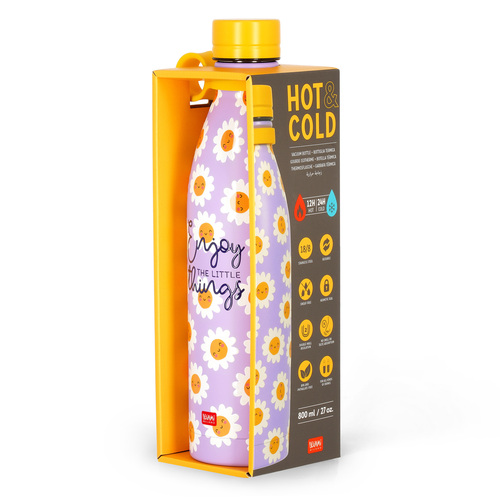Legami Vákuová fľaša Hot & Cold 800 ML Daisy