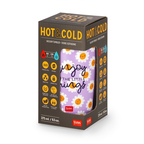 Legami Termohrnček Hot & Cold 275 ML Daisy