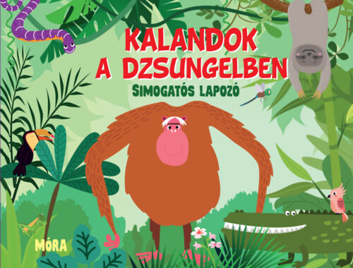 Kalandok a dzsungelben - simogatós lapozó