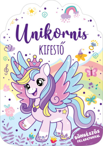 Unikornis - kifestő - Böngészős feladatokkal
