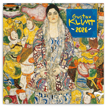 Poznámkový kalendár 2026 Gustav Klimt 2026, 30 x 30 cm