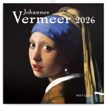 Poznámkový kalendár 2026 Johannes Vermeer 2026, 30 x 30 cm