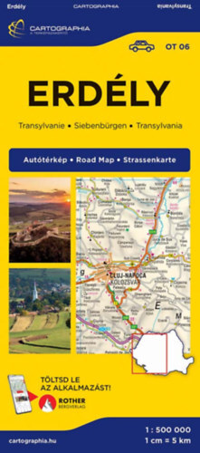 Erdély autótérkép