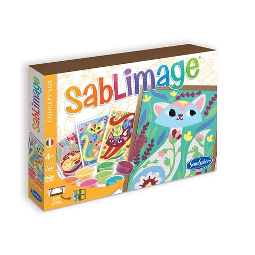 Sablimage Concept Box Pieskové obrázky Mačky