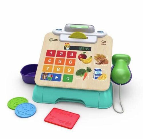 Drevená dotyková hračka Magic Touch Cash Register BABY EINSTEIN