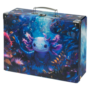 BAAGL Skladací školský kufrík Axolotl