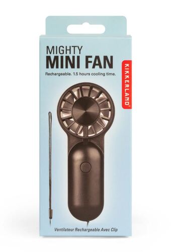 Kikkerland Výkonný mini ventilátor