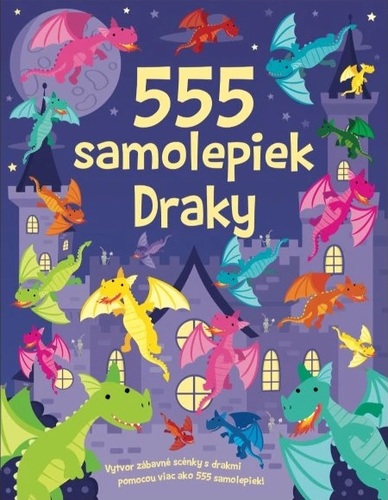 555 samolepiek - Draky