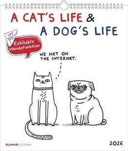 2026 A Cat´s & A Dog´s Life kalendár