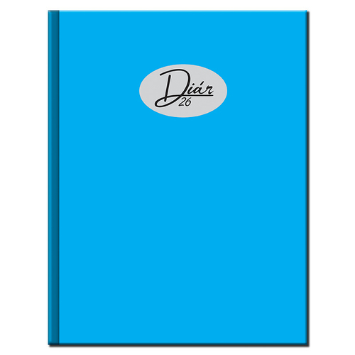 Manager diár A4 2026 COLORS modrý
