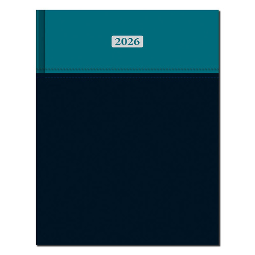 Manager diár A4 2026 MILANO tyrkysovo2026čierny