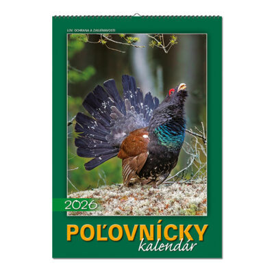 Nástenný kalendá 2026 Poľovnícky