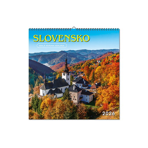 Nástenný kalendá 2026 Slovensko štvorec
