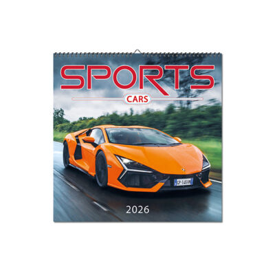 Nástenný kalendá 2026 Sports Cars