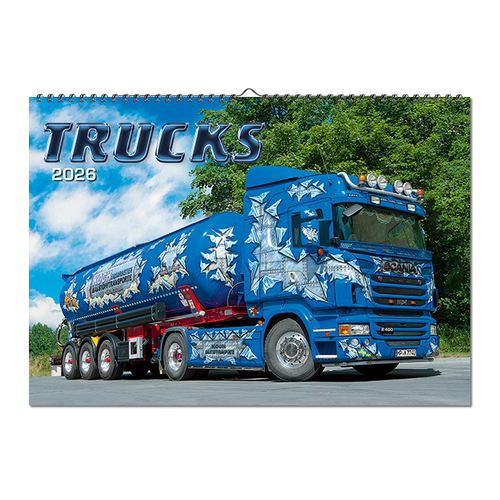 Nástenný kalendá 2026 Trucks