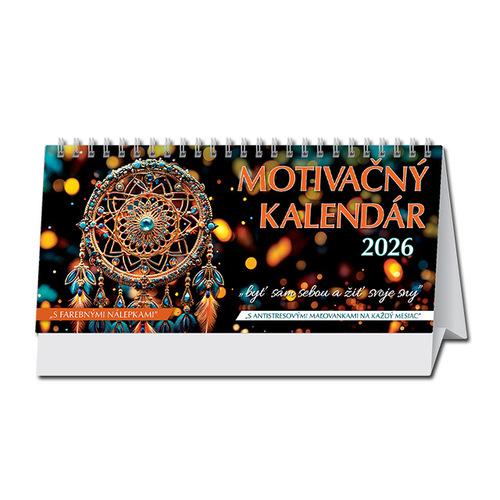 Stolový kalendár 2026 Motivačný