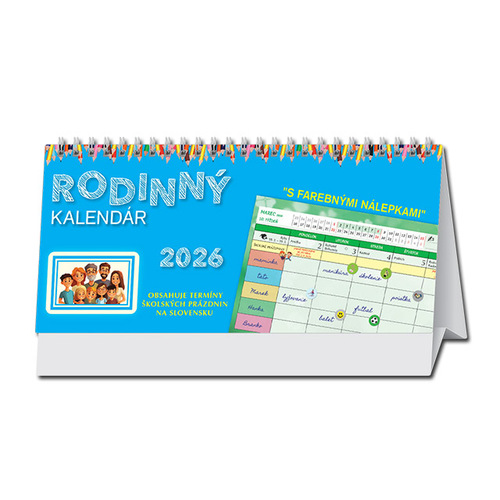 Stolový kalendár 2026 Rodinný