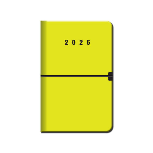 Týždenný diár A5 2026 CAPRI neon