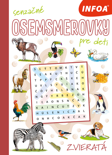Senzačné osemsmerovky pre deti - Zvieratá