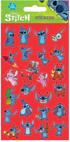 Samolepky Lilo a Stitch červené