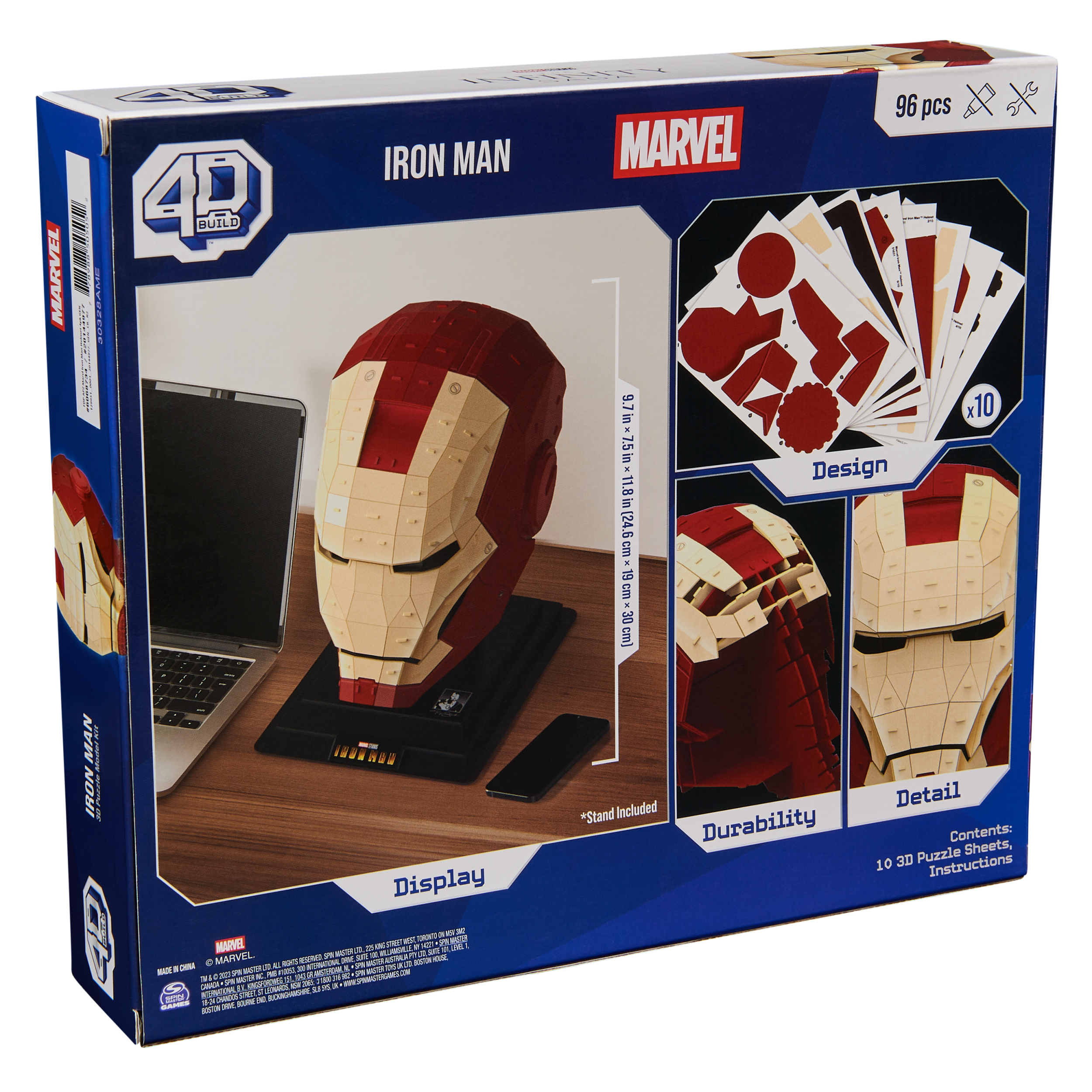 4D puzzle Marvel: Helma Iron Man