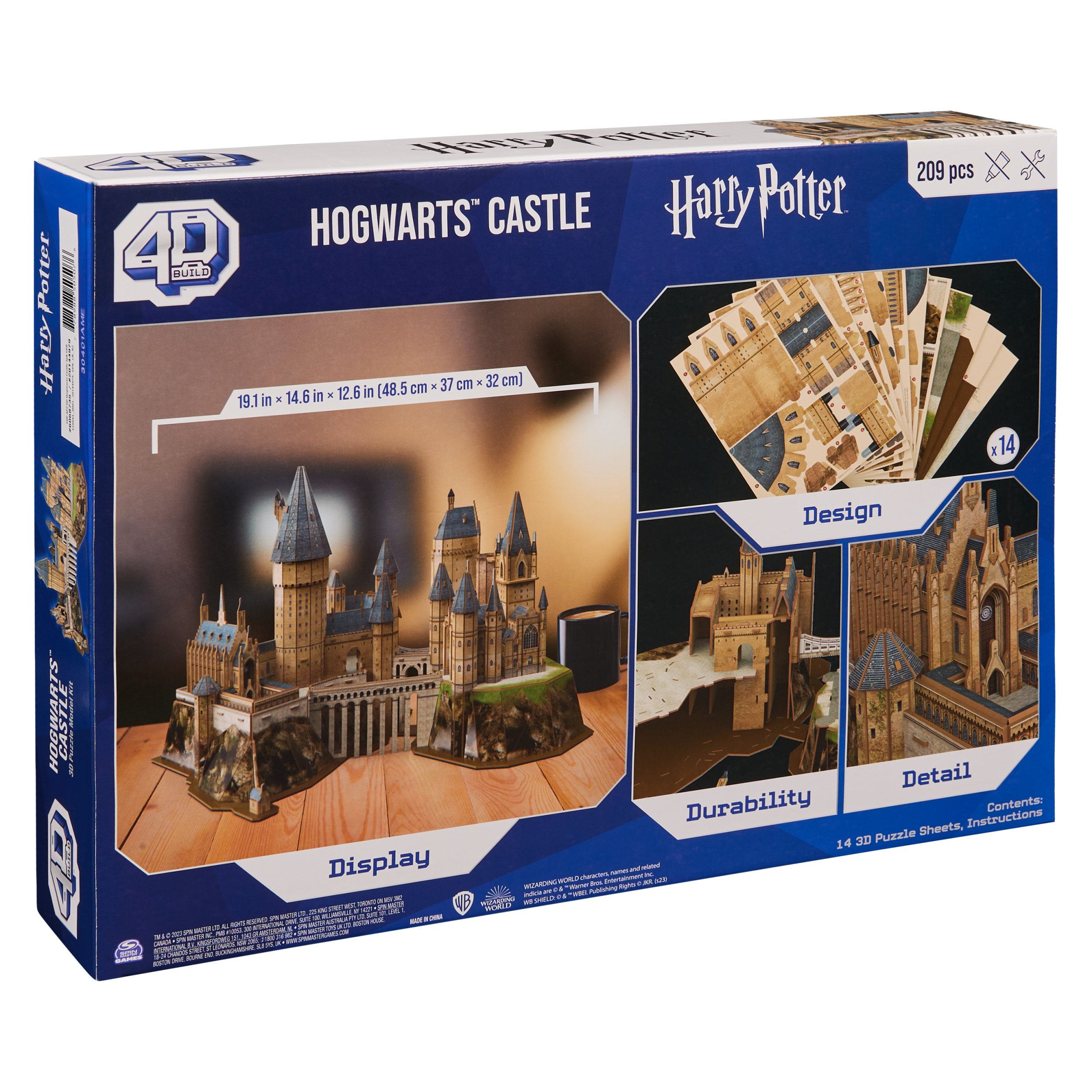 4D puzzle Harry Potter: Rokfortský hrad
