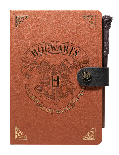 HARRY POTTER PRÉMIOVÝ ZÁPISNÍK A5 S PEROM V TVARE ČAROVNEJ PALIČKY