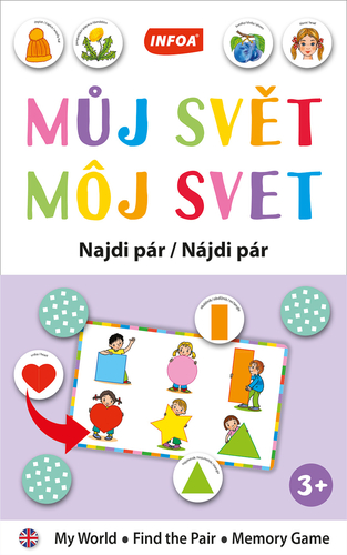 Výuková hra (krabička) - Najdi pár - Můj svět / Môj svet (CZ/SK vydanie)