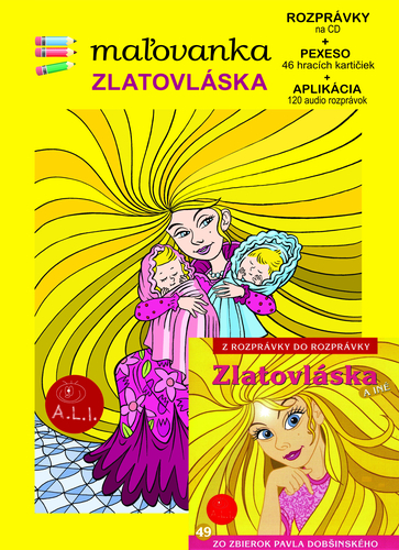 Maľovanka + CD - Zlatovláska