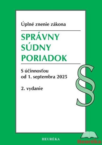 Správny súdny poriadok. Úzz, 2. vydanie, 9/2025