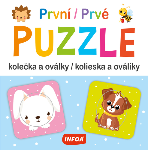 Krabička - První PUZZLE - kolečka a oválky / Prvé PUZZLE - kolieska a ováliky (CZ/SK vydanie)