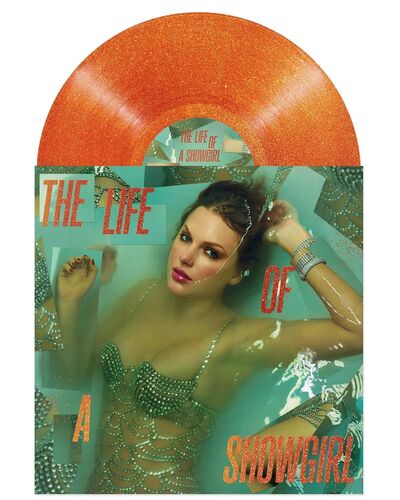 Swift Taylor - The Life Of A Showgirl: Sweat And Vanilla Perfume (Portofino Orange Glitter) LP