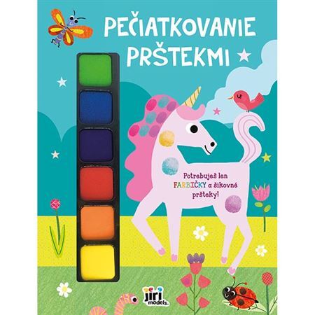 Pečiatkovanie prstíkmi - Jednorožec