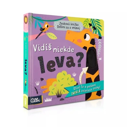 Vidíš niekde leva? - Zvuková hmatová kniha