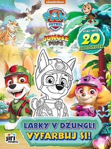 Vyfarbuj si! Labková patrola. Labky v džungli