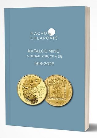 Katalóg mincí a medailí ČSR, ČR A SR 1918 - 2026