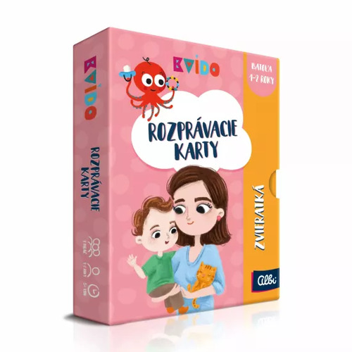 Kvído - Rozprávacie karty - Zvieratká