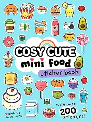 Cosy Cute Mini Food Sticker book